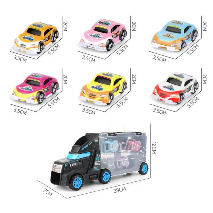 Hot Wheel Heavy Truck Tack Trailer Combination Die Cast | Truck Toy For Kids