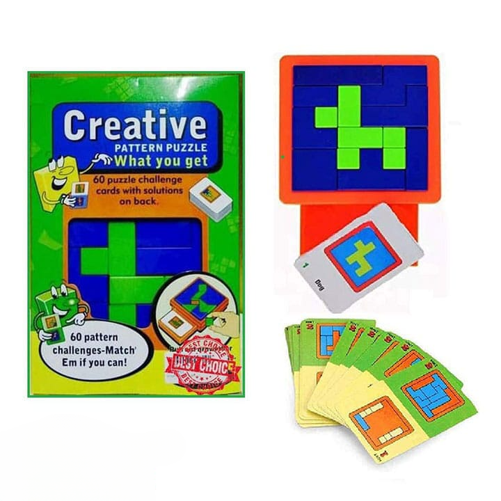 Creative Pattern Puzzle | 60 Pattern Challenge For Kids