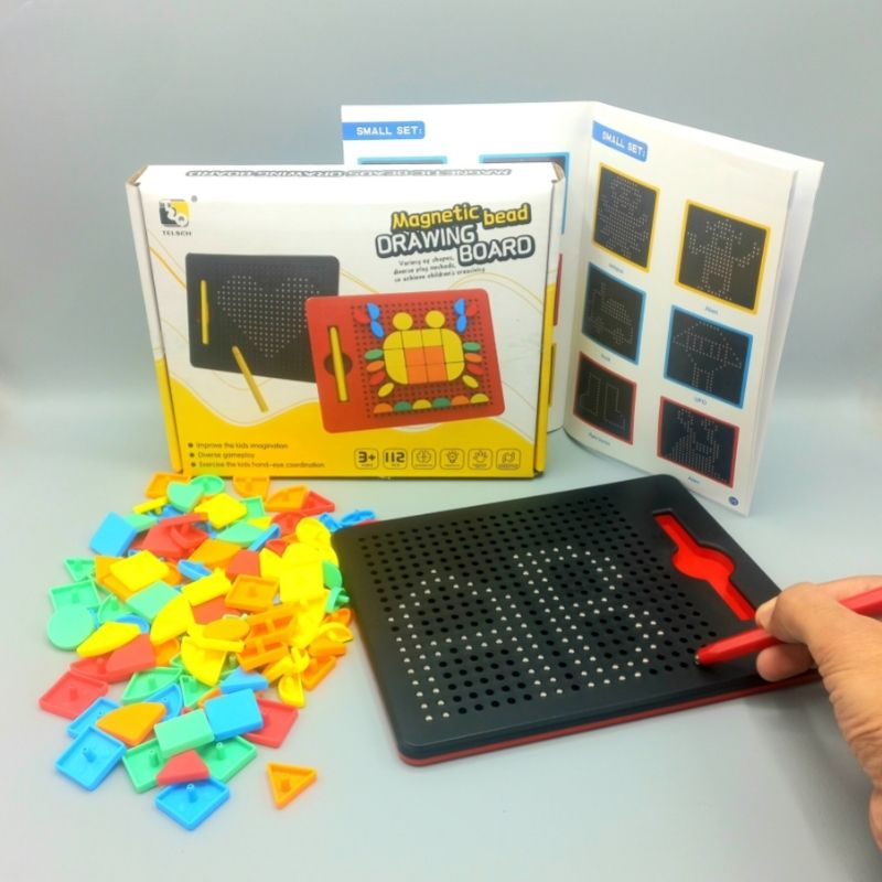 Magnetic Bead Drawing Board MagPad | 112 Pcs Magnetic Toy For Kids