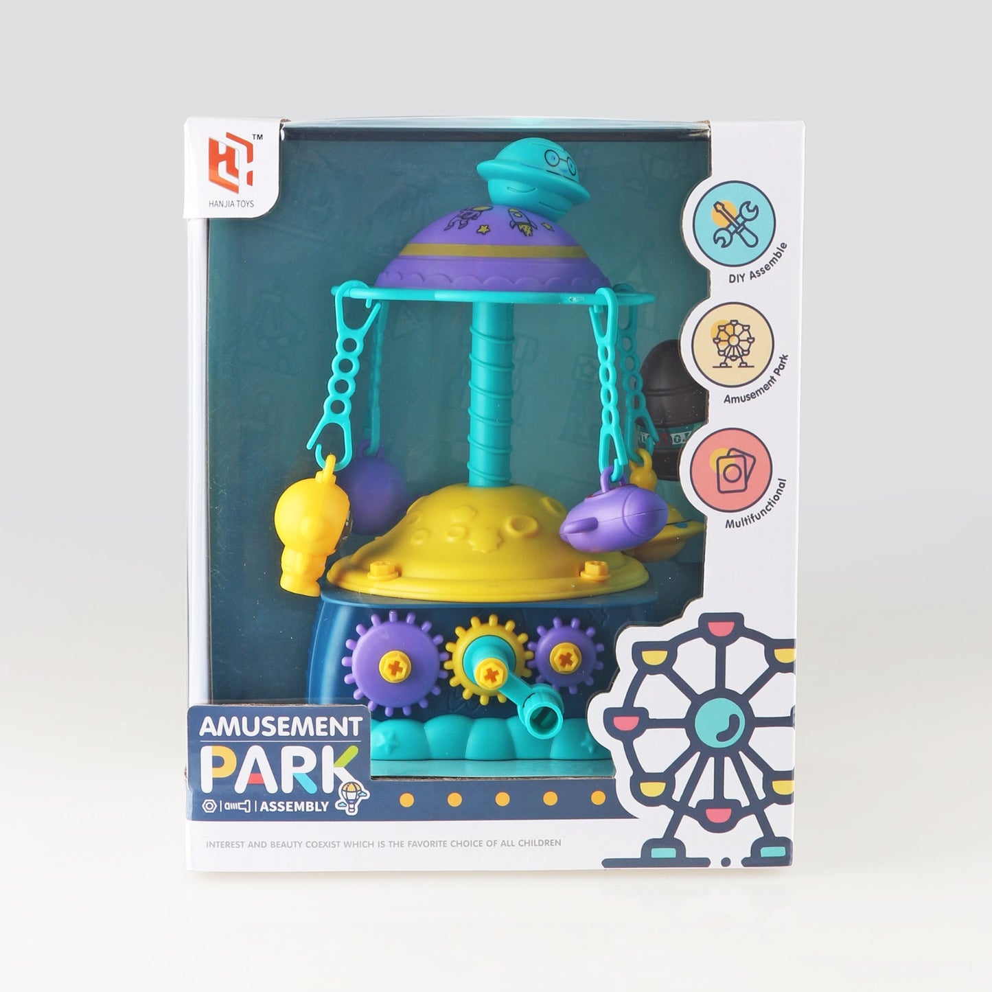 DIY Amusement Park Assembly Toy Ride | Theme Park Toy