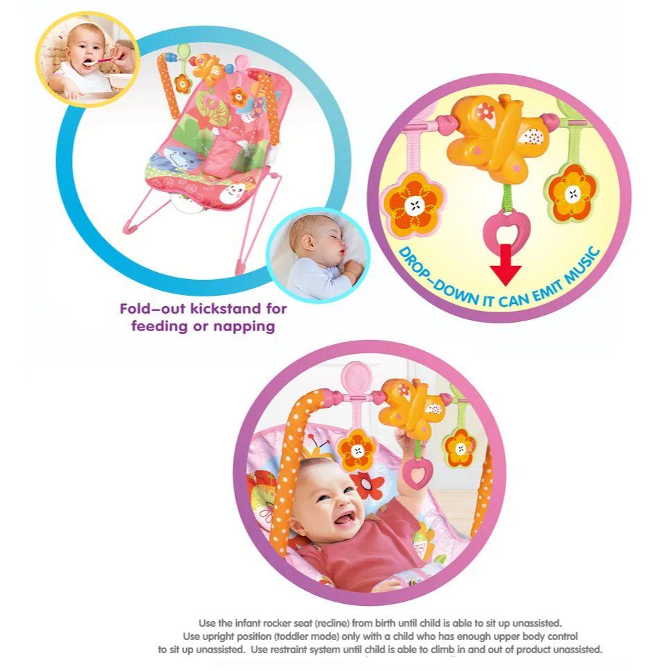 Baby Rocker | Rocker For Toddlers | High Quality Rocker With Toys & Vibrations