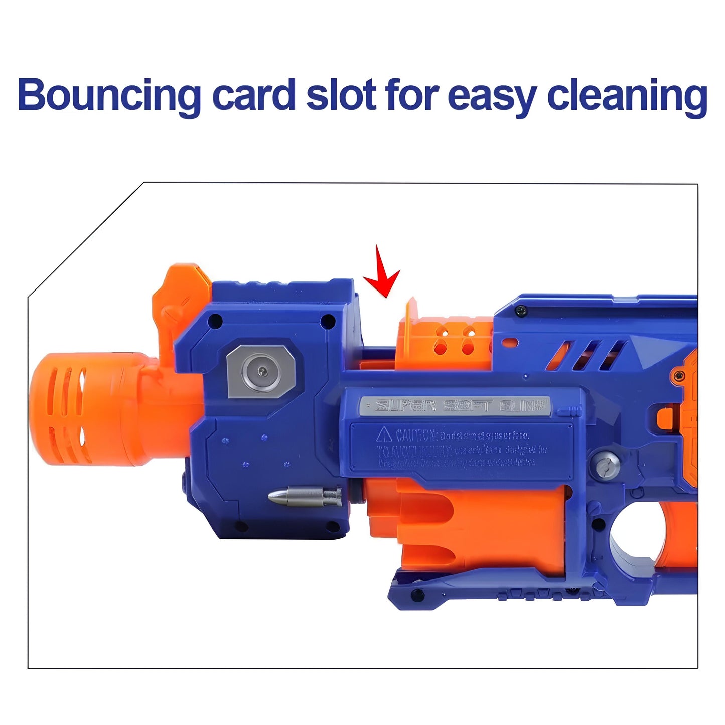 Automatic Soft Bullet Toy Gun | BLAST Super Electric Gun With Target