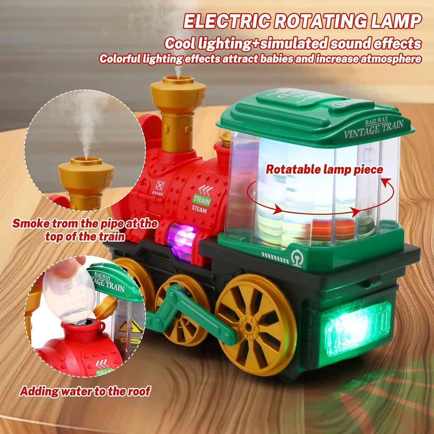 Spray Vintage Train | Obstacle Avoidance Wheel