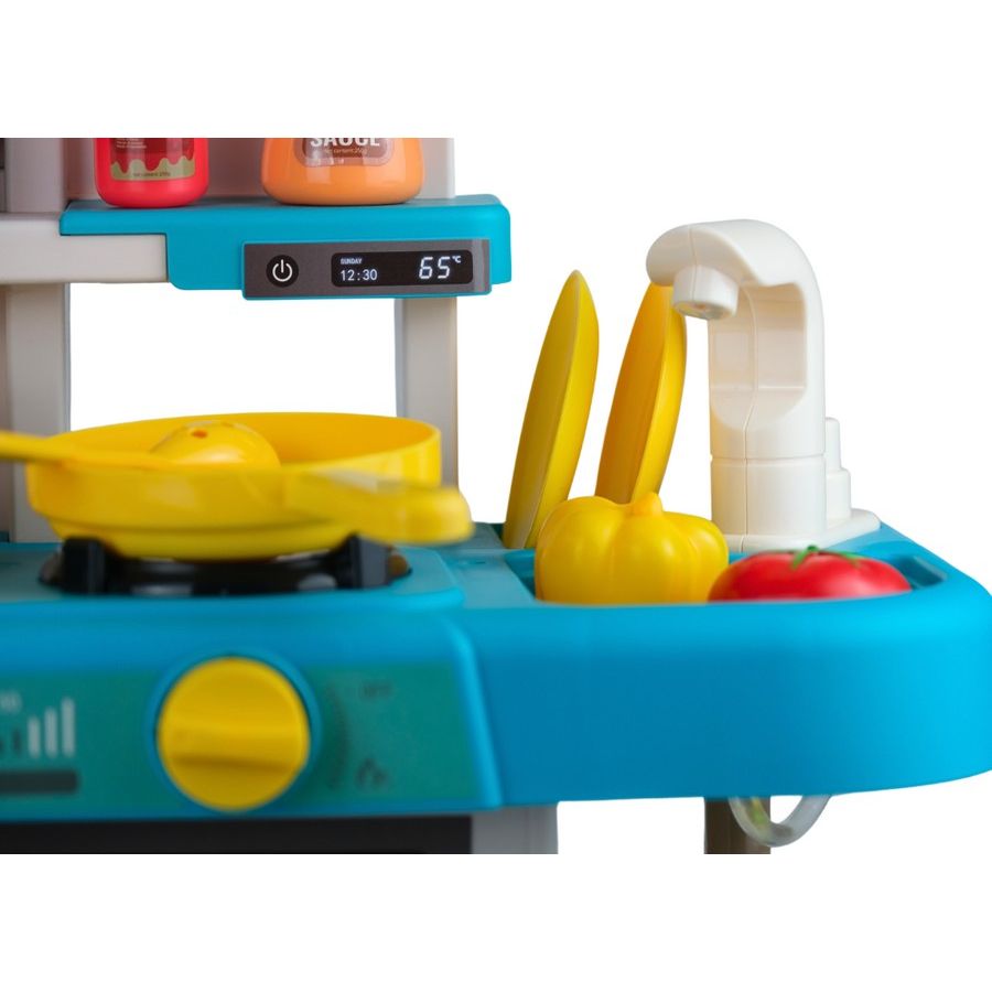 Realistic Toy Kitchen Set For Kids | Detailed 53 Pcs Spray Kitchen Set With Water & Sound