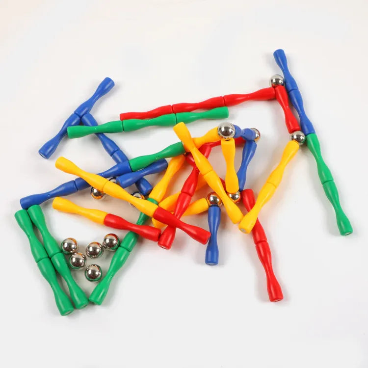 Master Magnetic Construction Blocks | Magnetic Balls & Sticks | 63 & 124 Pcs