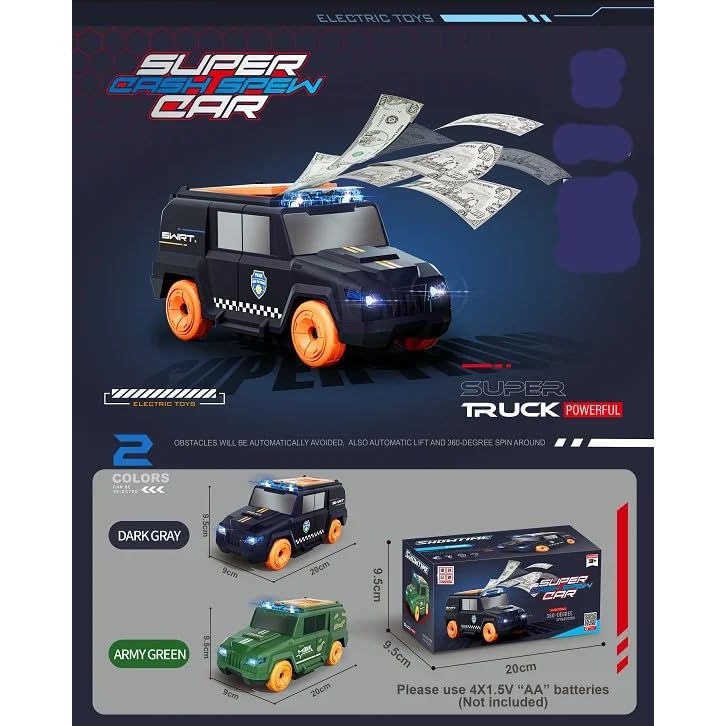 Super Cash Spew Car | Super Truck Electric Toy For Kids