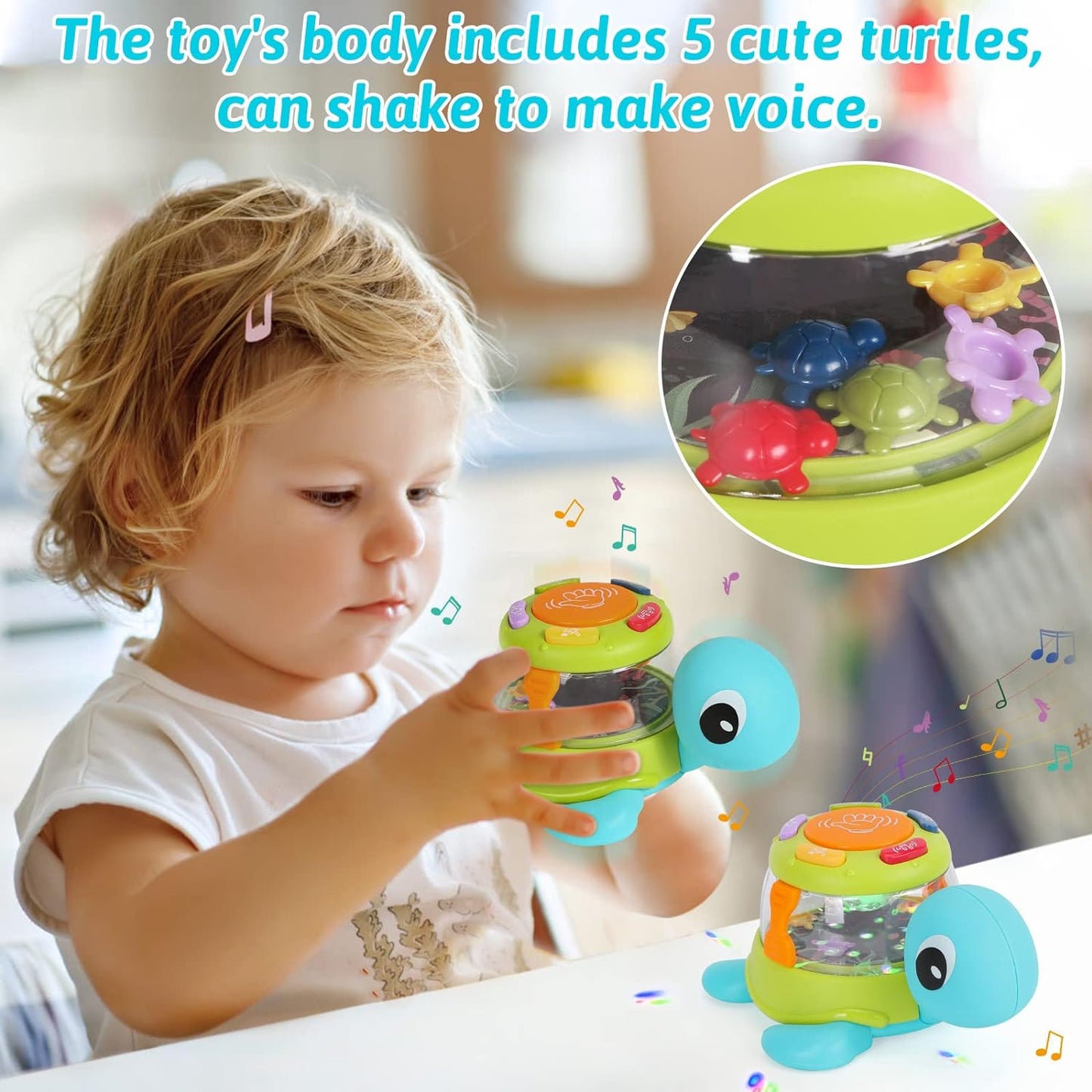 Funny Turtle Magic Music Series | 5+1 Music Function For Kids