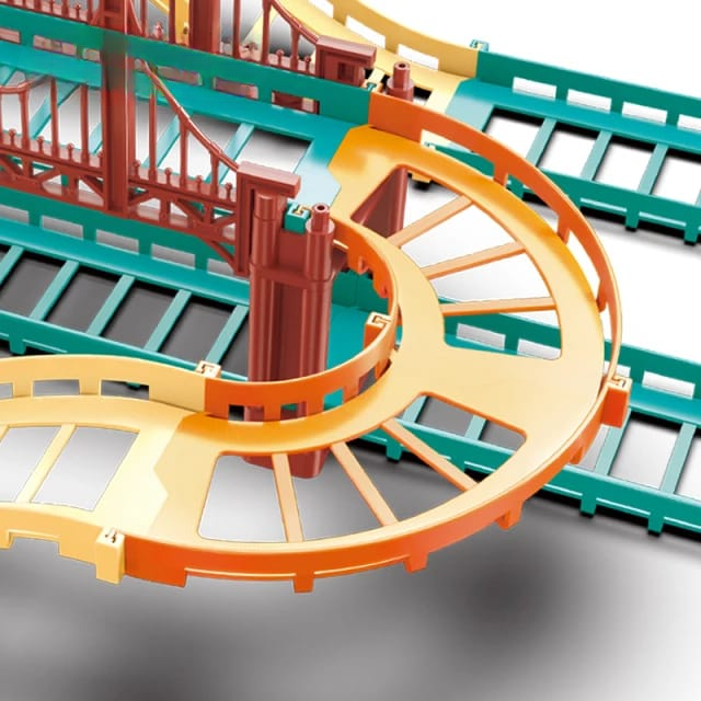 DIY Urban Rail Educational Track Set | Rail Track With Toy Truck