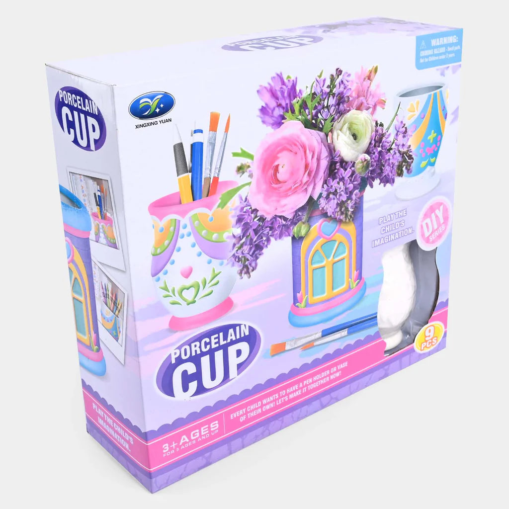 DIY Color & Painting Ceramic Cups Set