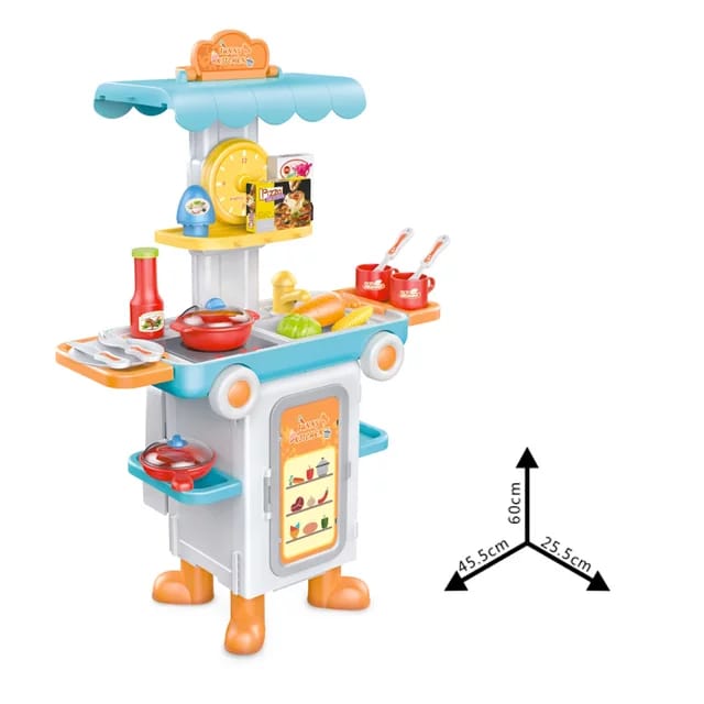 Transforming Kitchen Set | 2in1 Deformation Bus Play Set