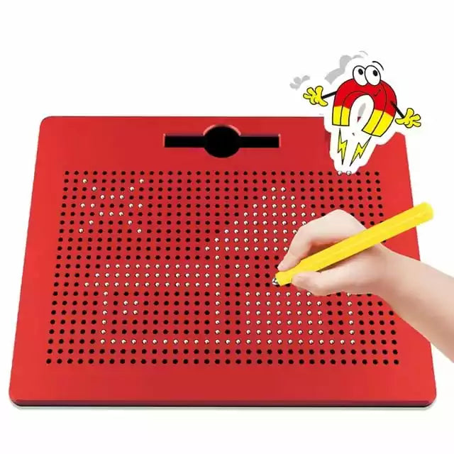 Magnetic Board | Magnetic Drawing Balls & Pen | Pixel Art Fun