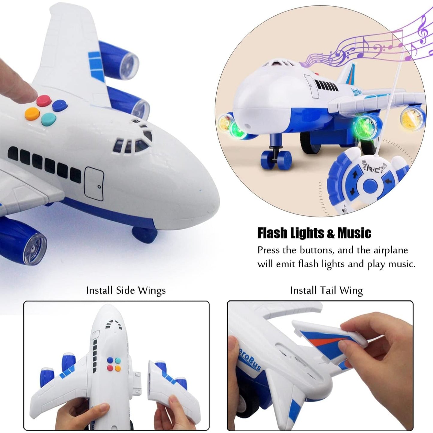 Remote Control Aero Bus Flyer For Kids