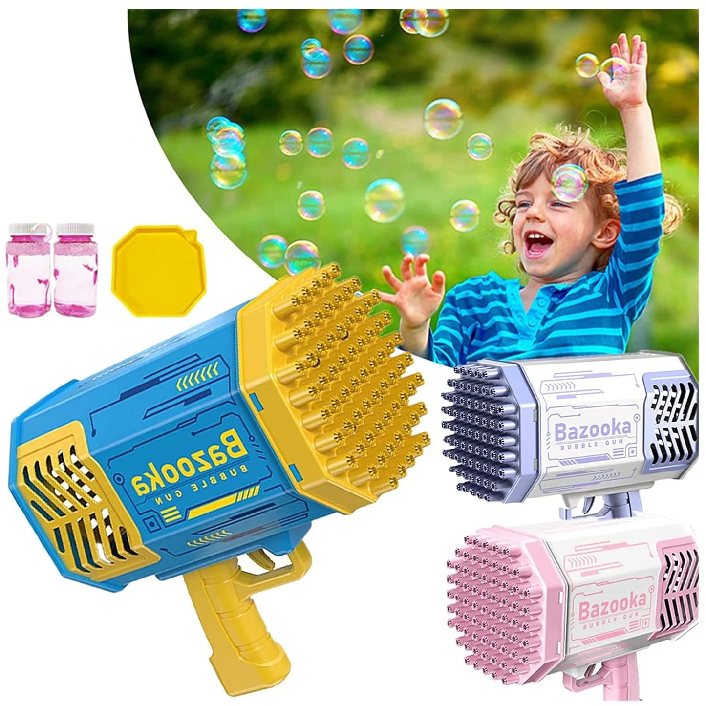 Bubble Gun | 45 Hole Toy Gun