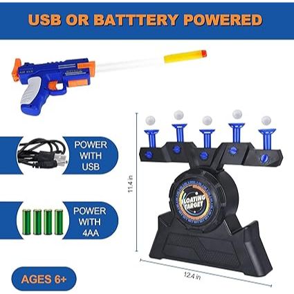 Floating Air Target Shooter | Nerf Pistol Gun | Soft Bullet Two Player Game