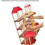 Qixi Toys | Princess Doll House | 395 Pcs Doll House