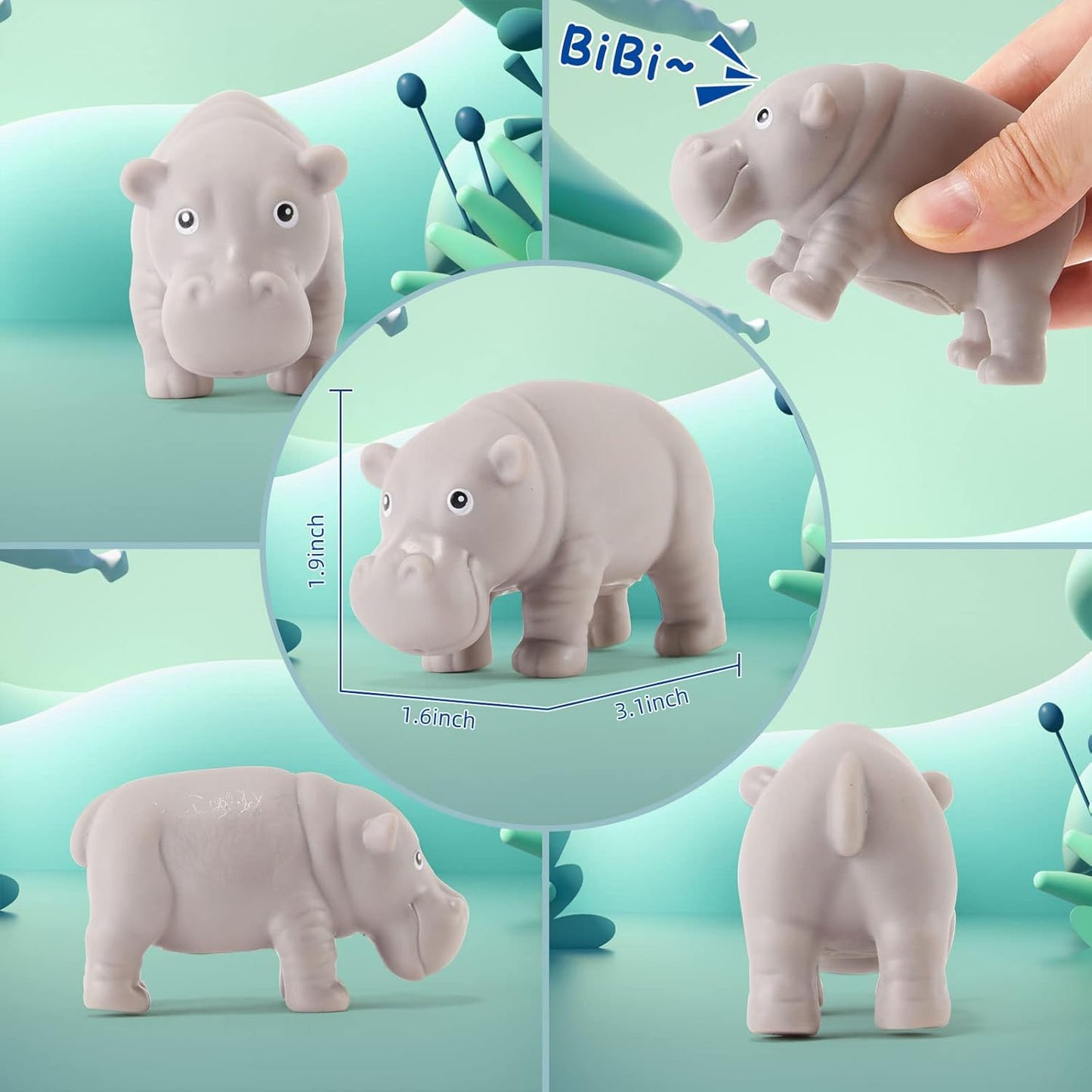 Chu Chu Soft Rubber Bath Toys Animals For Baby