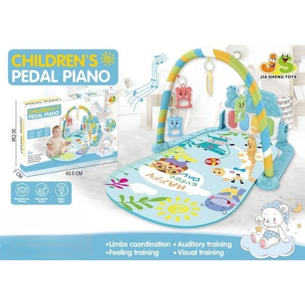 Baby Pedal Piano Rack With Sound Features | 3in1 Gym Rack For Baby