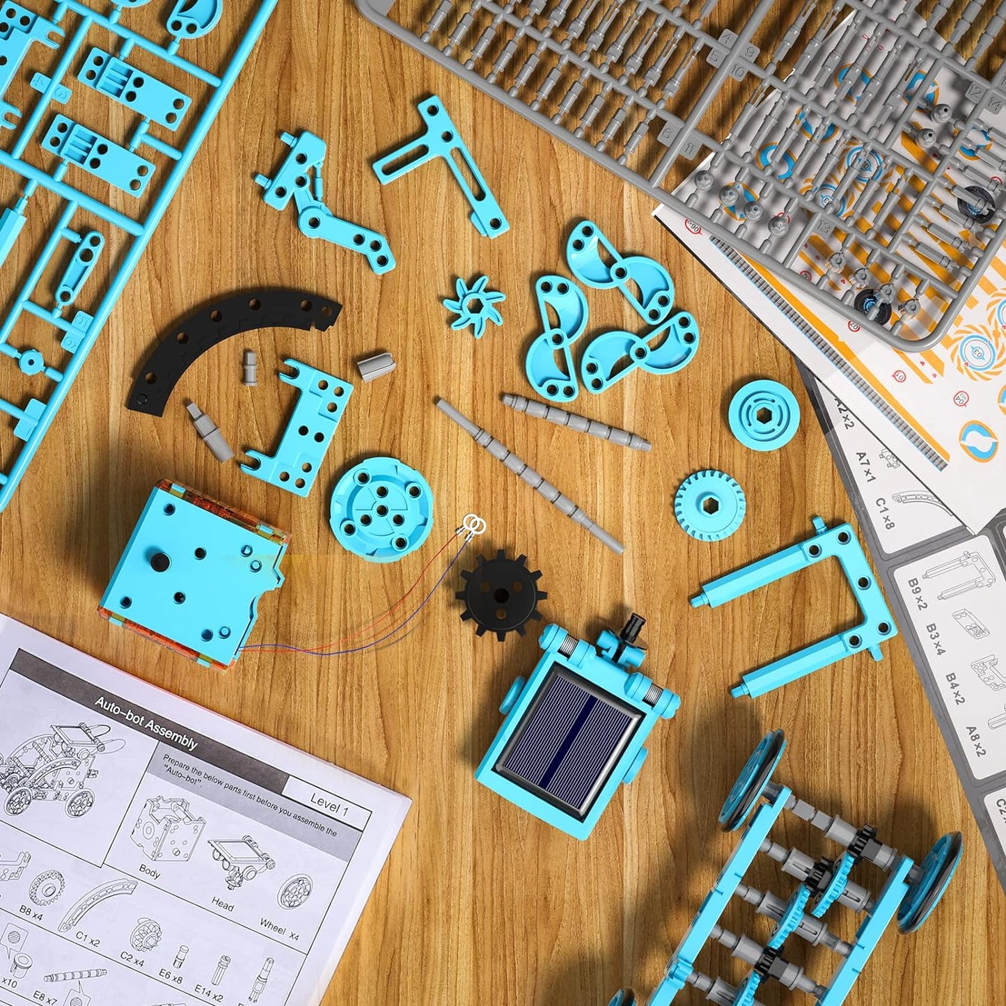 Educational 12-IN-1 Solar Robot Kit