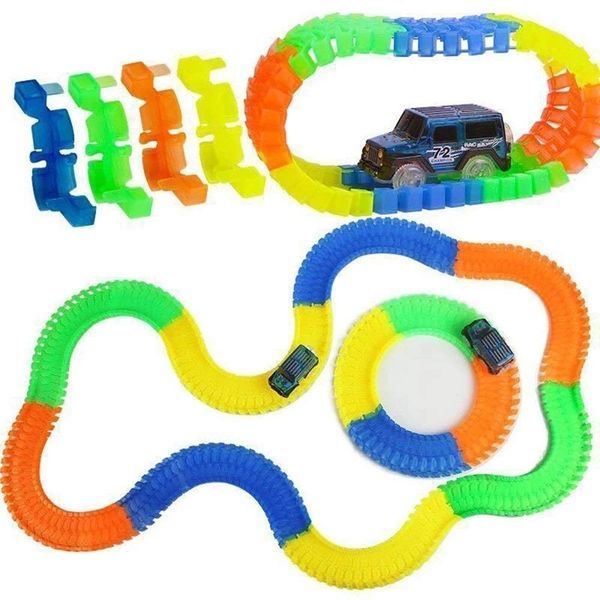 220 Pieces Of Magic Luminous Track Racing Car