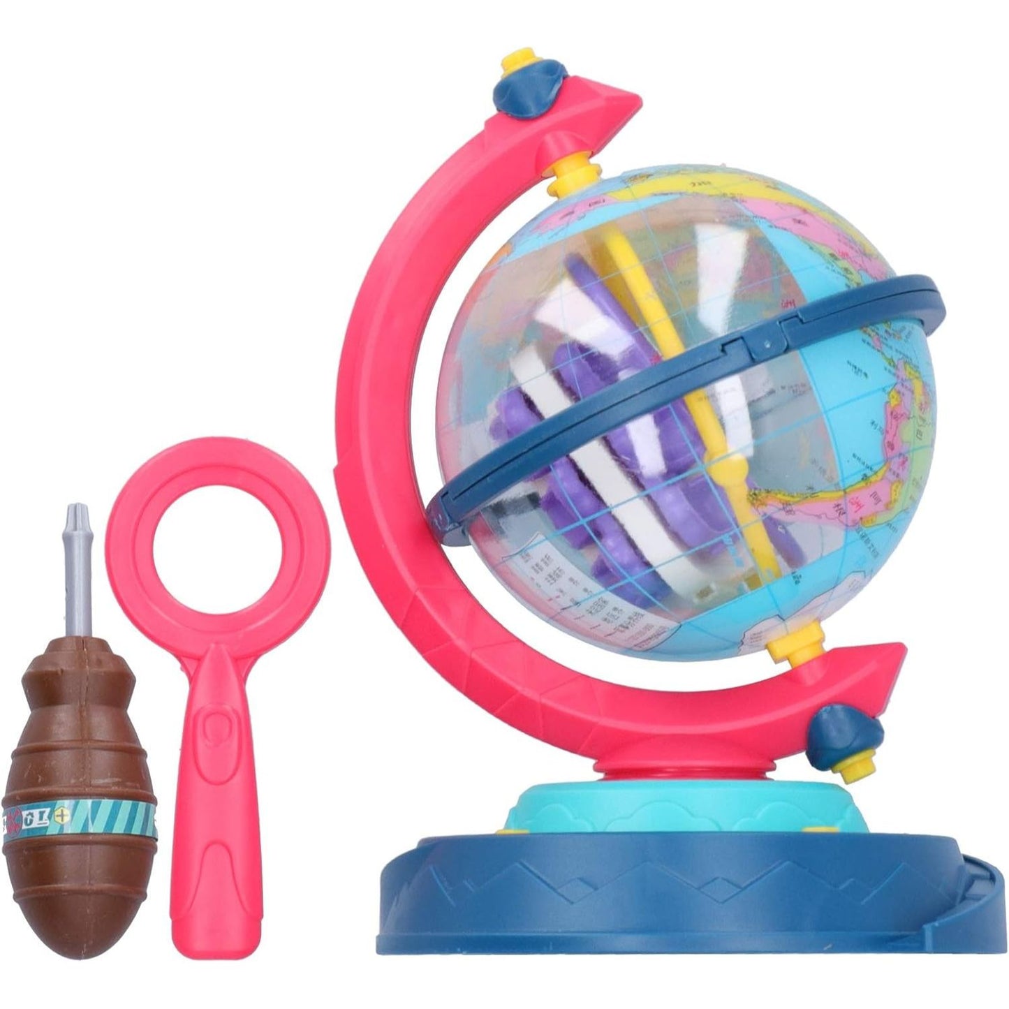 DIY Amusement Park Assembly Globe | Learning Globe Toy For Kids