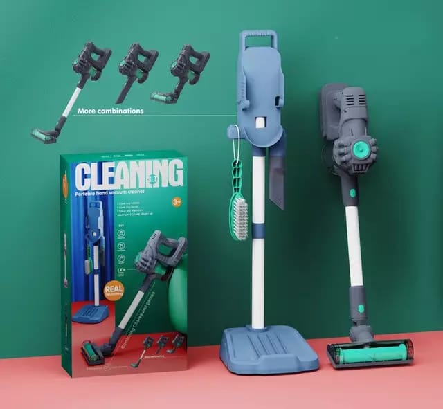 2-In-1 Play Vacuum Cleaner For Kids