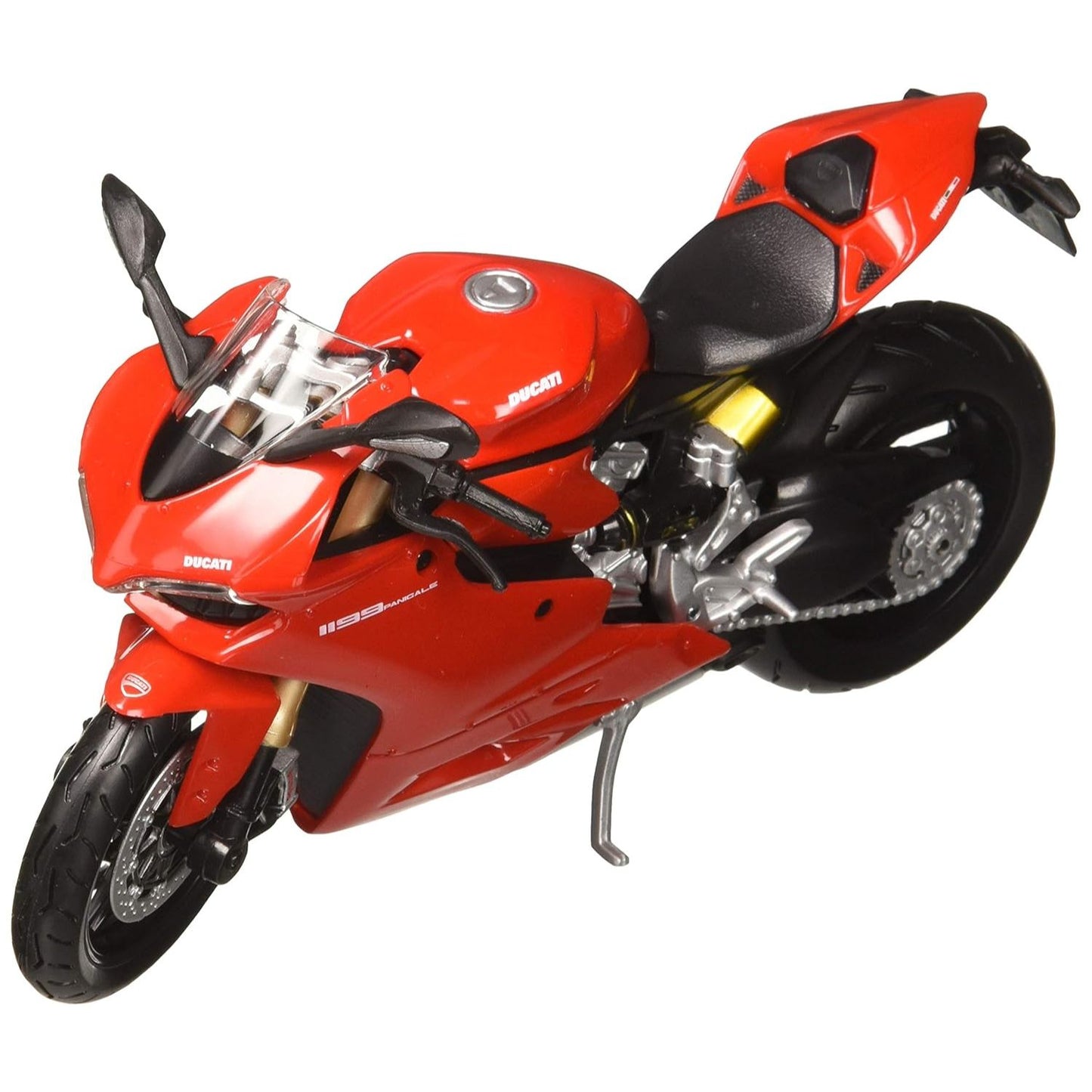 Die Cast Duccati Crose Alloy Motorcycle Toy With Lights