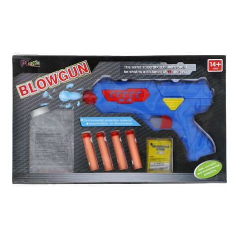 2-In-1 Soft Dart Blowing And Water Crystal Toy Gun