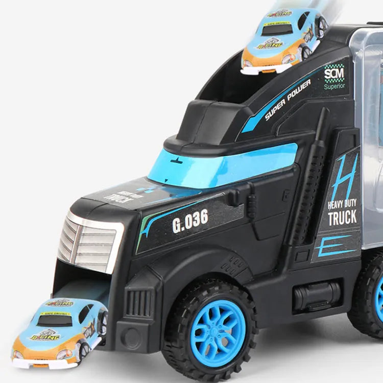 Hot Wheel Heavy Truck Tack Trailer Combination Die Cast | Truck Toy For Kids