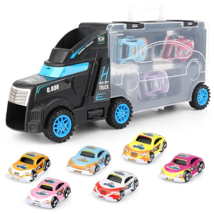 Hot Wheel Heavy Truck Tack Trailer Combination Die Cast | Truck Toy For Kids