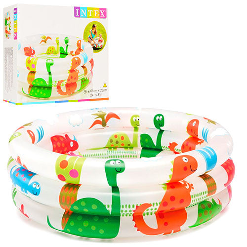 INTEX Dinosaur Printed 3 Ring Baby Pool 2ft x 8.5in