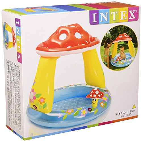 INTEX Mushroom Baby Pool 3ft 4in x 2ft 11in (6in Depth)