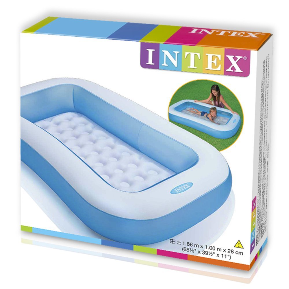 INTEX Rectangular Baby Pool INTEX Rectangular Baby Pool 5ft 4in x 3ft 3in x 11in