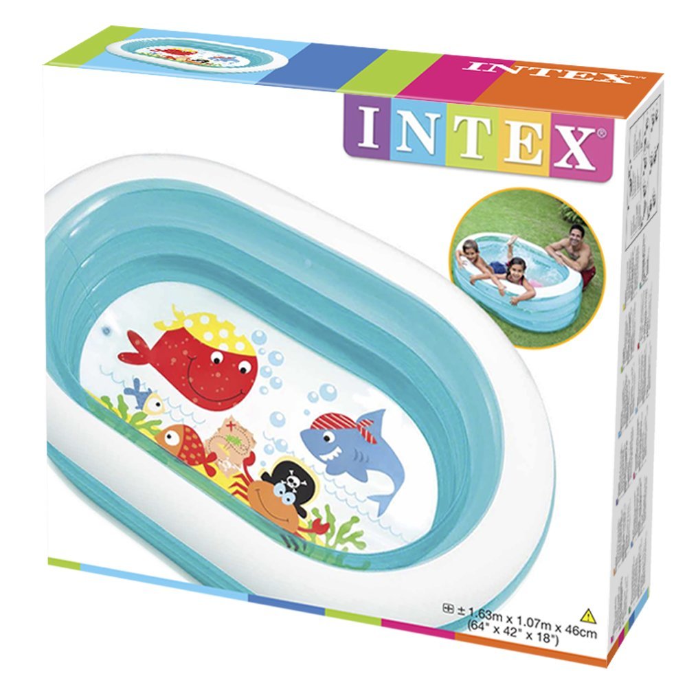 INTEX Pirate Friends Pool For Children 5ft 4in x 3ft 6in x 1ft 6in