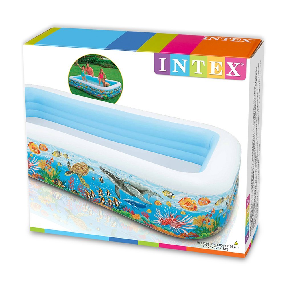 INTEX Tropical Reef Family Pool 10ft x 6ft x 1ft 10in