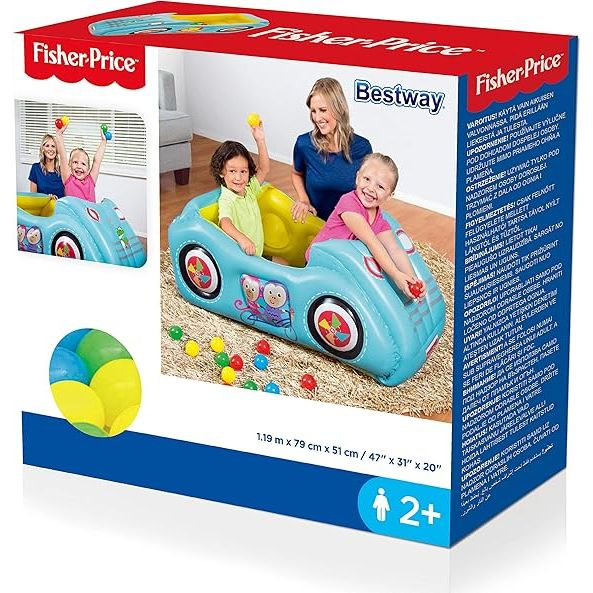 Bestway Inflatable Racing Car For Kids 3ft 9in x 2ft 5in x 1ft 6in