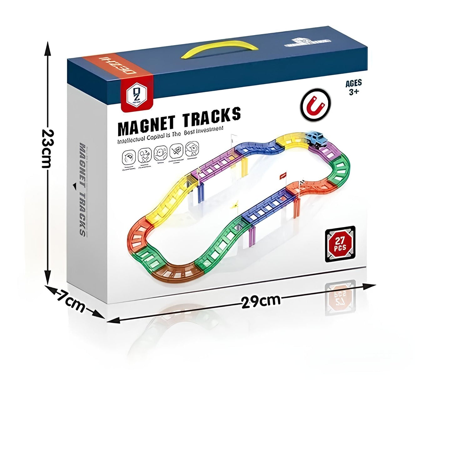 Magnet Tracks Car | Roller Coaster Cars | 27 & 47 Pcs