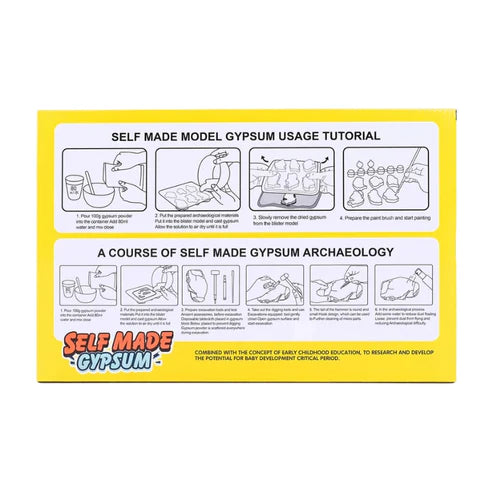DIY Molding & Painting Self-Made Gypsum Kit For Kids