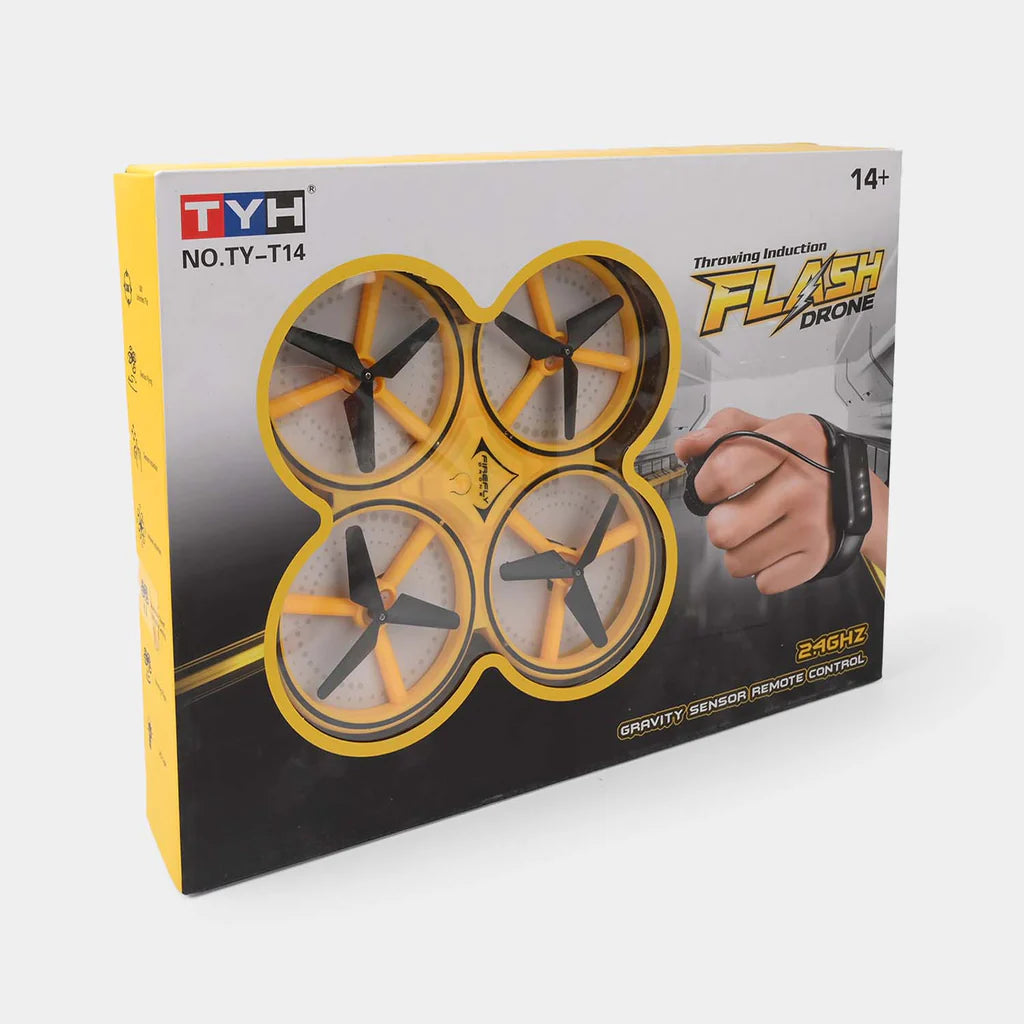 Flash Induction Drone | Hand Gesture & RC Control