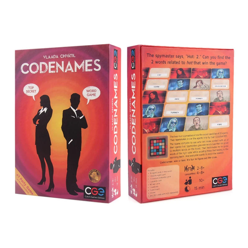 Vlaada Chvatil Codenames Word Game | 2-8 Players Cards Game