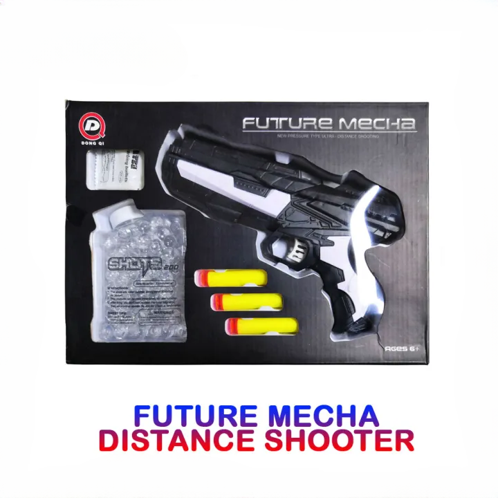 Soft And Water Bullet 2-In-1 Mecha Pistol Gun
