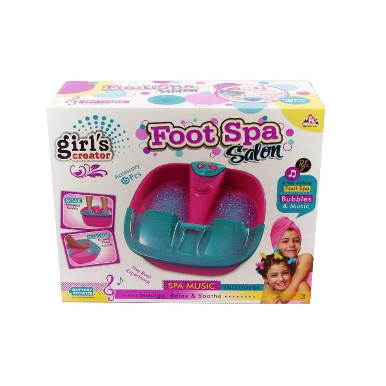 Girls Creator | Foot Spa Salon | Real Working Spa With Music & Bubbles