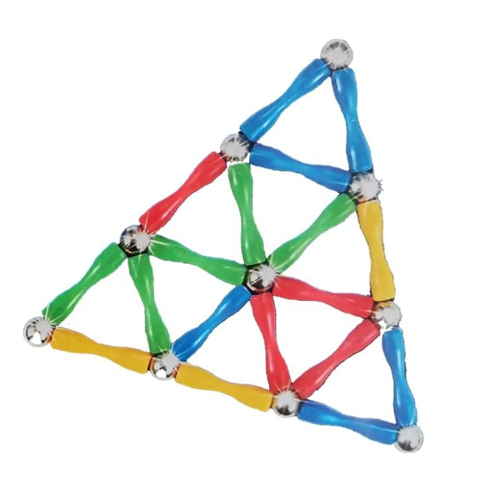 Master Magnetic Construction Blocks | Magnetic Balls & Sticks | 63 & 124 Pcs