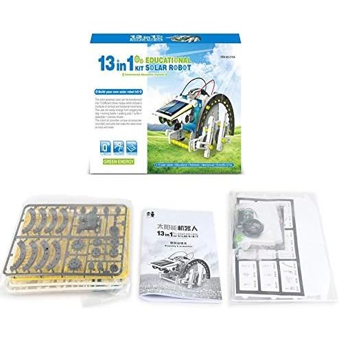 13-in-1 DIY Alloy Solar Robot Kit For Kids