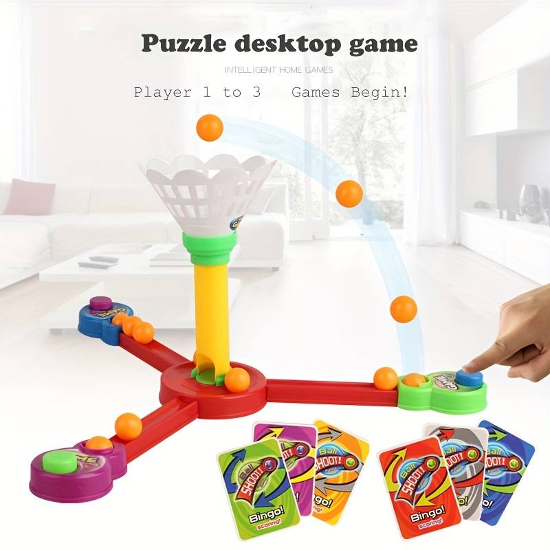 Ball Shoot Family 3 Players Game | Small Basketball Toy For Kids