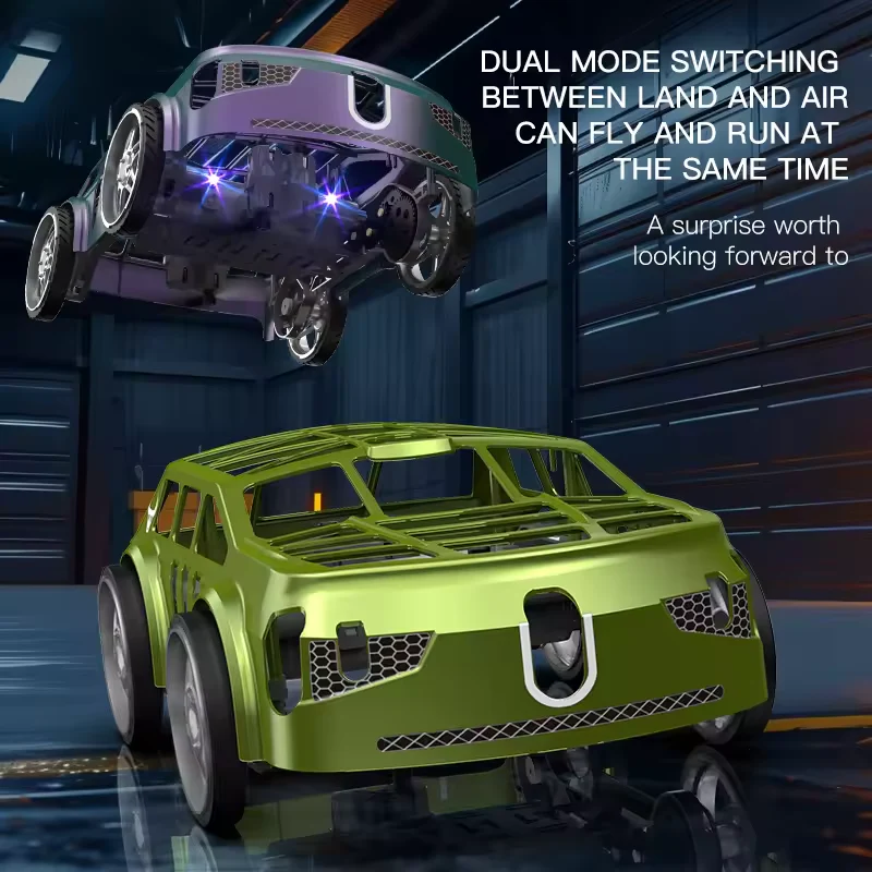 Remote Control Flying Car and Drone 2-IN-1 Land & Air Dual-Mode RC Car