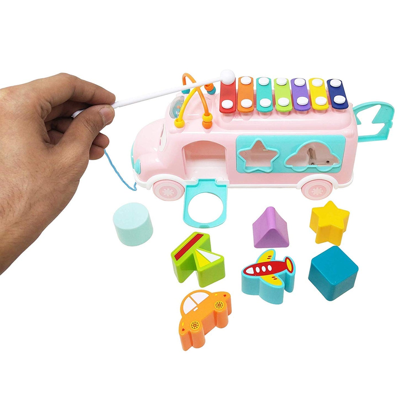 Melody Maker Xylophone with Shapes Bus for Kids