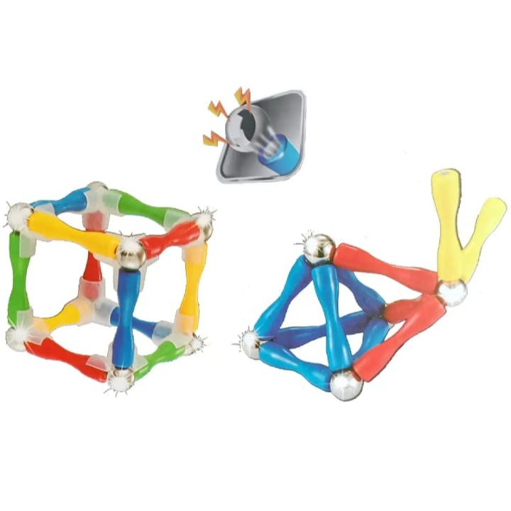 Master Magnetic Construction Blocks | Magnetic Balls & Sticks | 63 & 124 Pcs