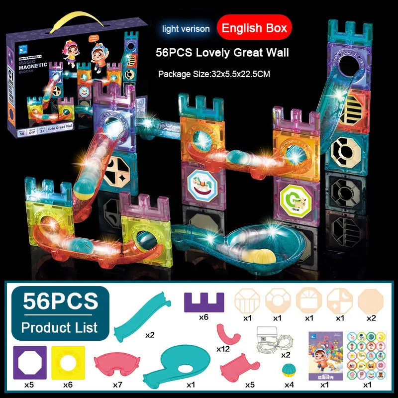 Magic Magnetic Blocks 56 Pcs | Magnetic Create Surprises