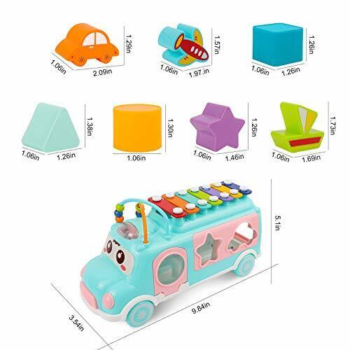 Melody Maker Xylophone with Shapes Bus for Kids