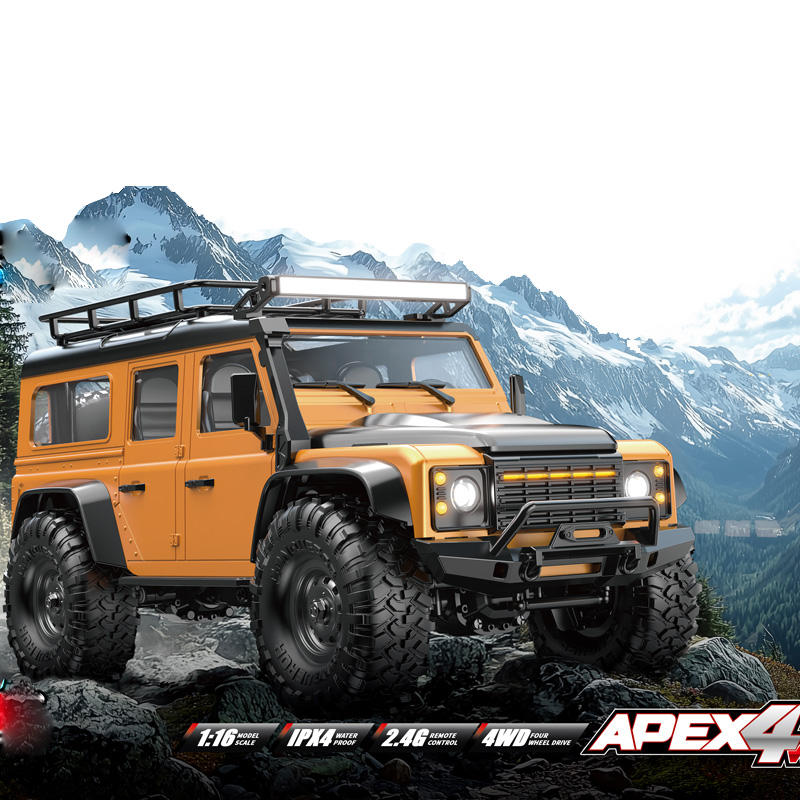 2.4GHz Remote Control Rock Climbing Jeep With Rechargeable Batteries & Lightning Effects